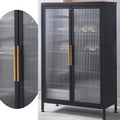 Premium metal cabinet with transparent doors
