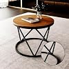 Round tables featuring a classic (vintage) design and a modern touch