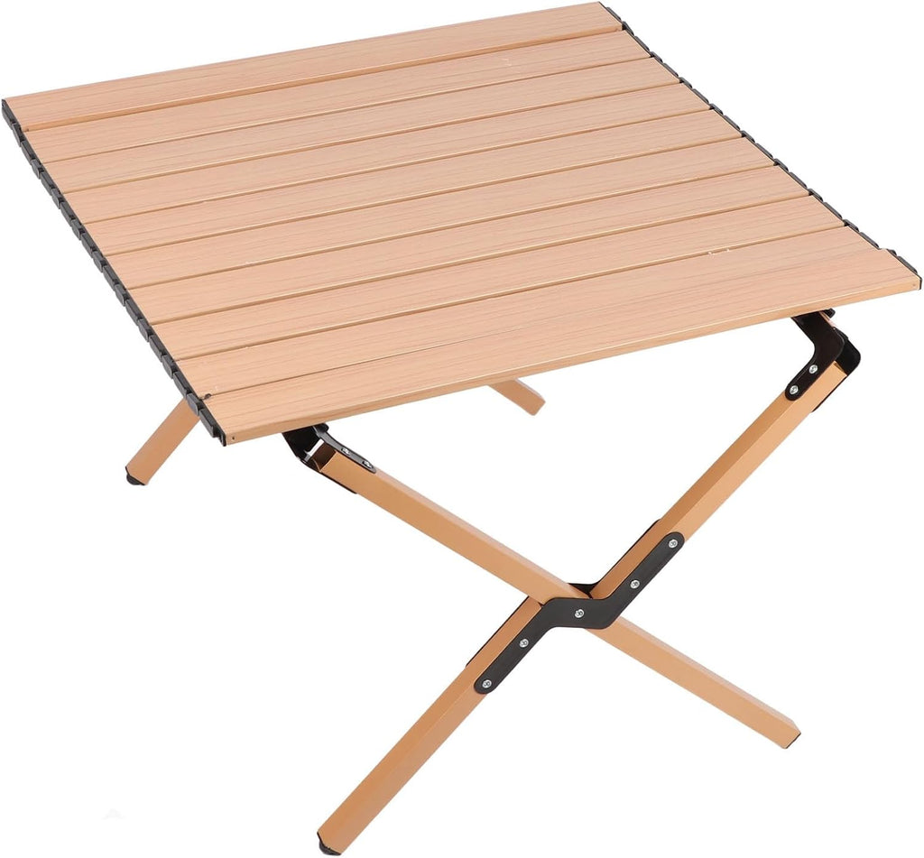 Foldable camping table
