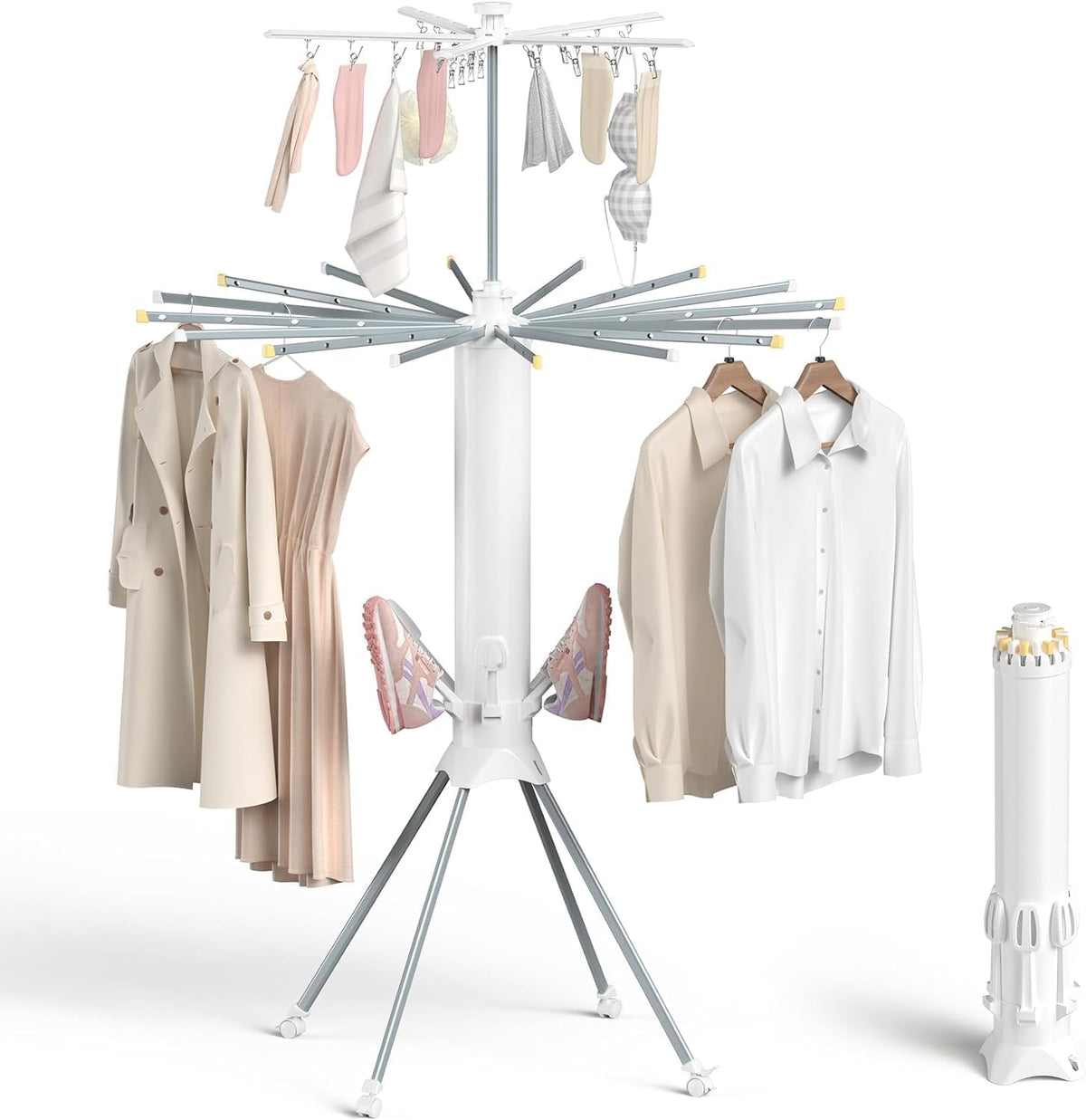 Tripod Clothes Drying Rack / منشر تجفيف الملابس ثلاثي القوائم