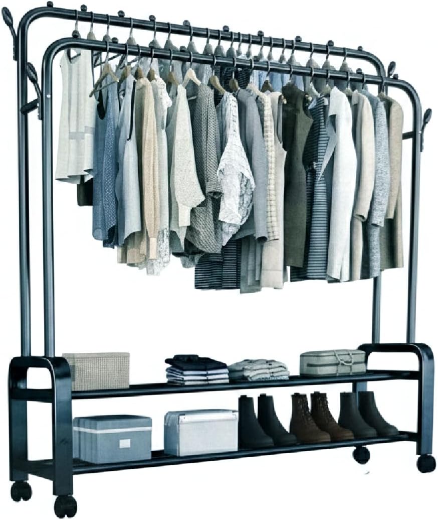 Multipurpose Double Pole Clothes Hanger