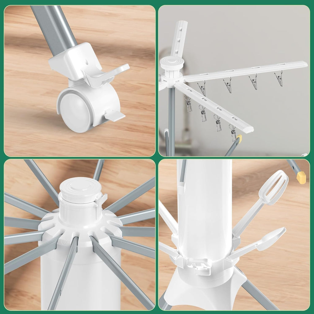 Tripod Clothes Drying Rack / منشر تجفيف الملابس ثلاثي القوائم