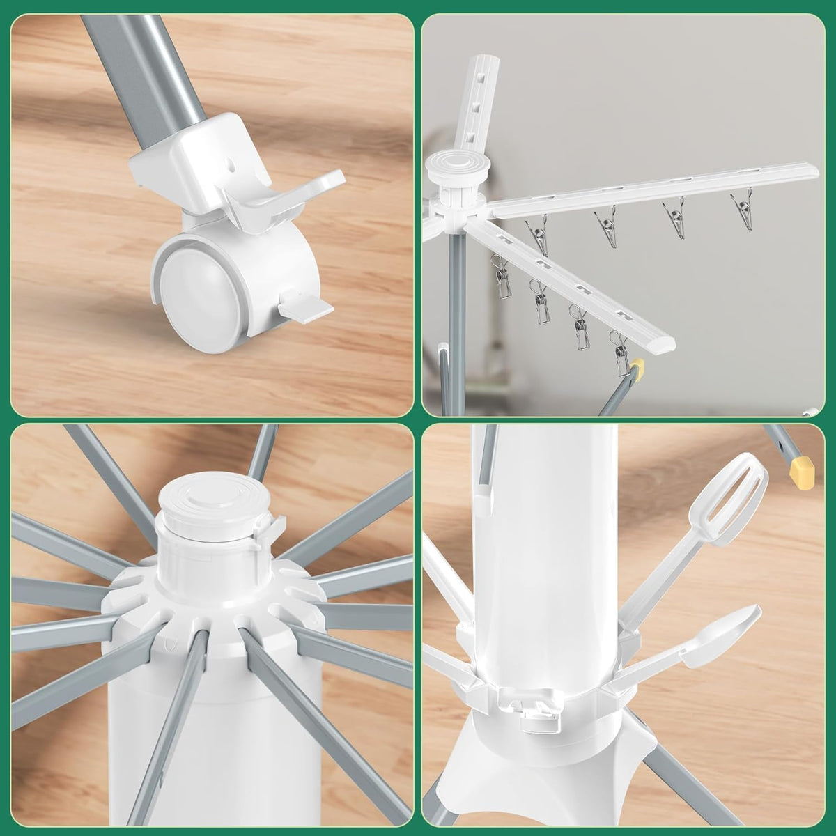 Tripod Clothes Drying Rack / منشر تجفيف الملابس ثلاثي القوائم