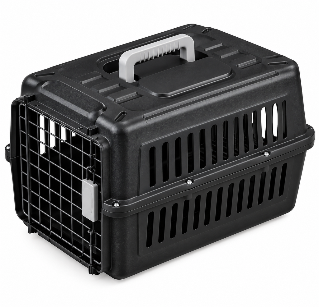 Hard-sided pet travel carrier