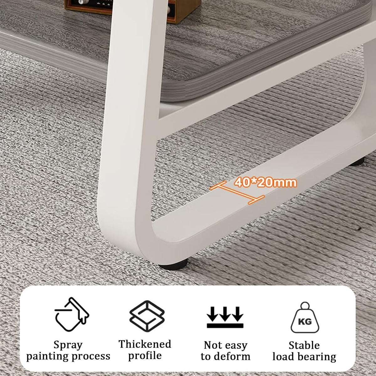 Modern table with a minimalist design