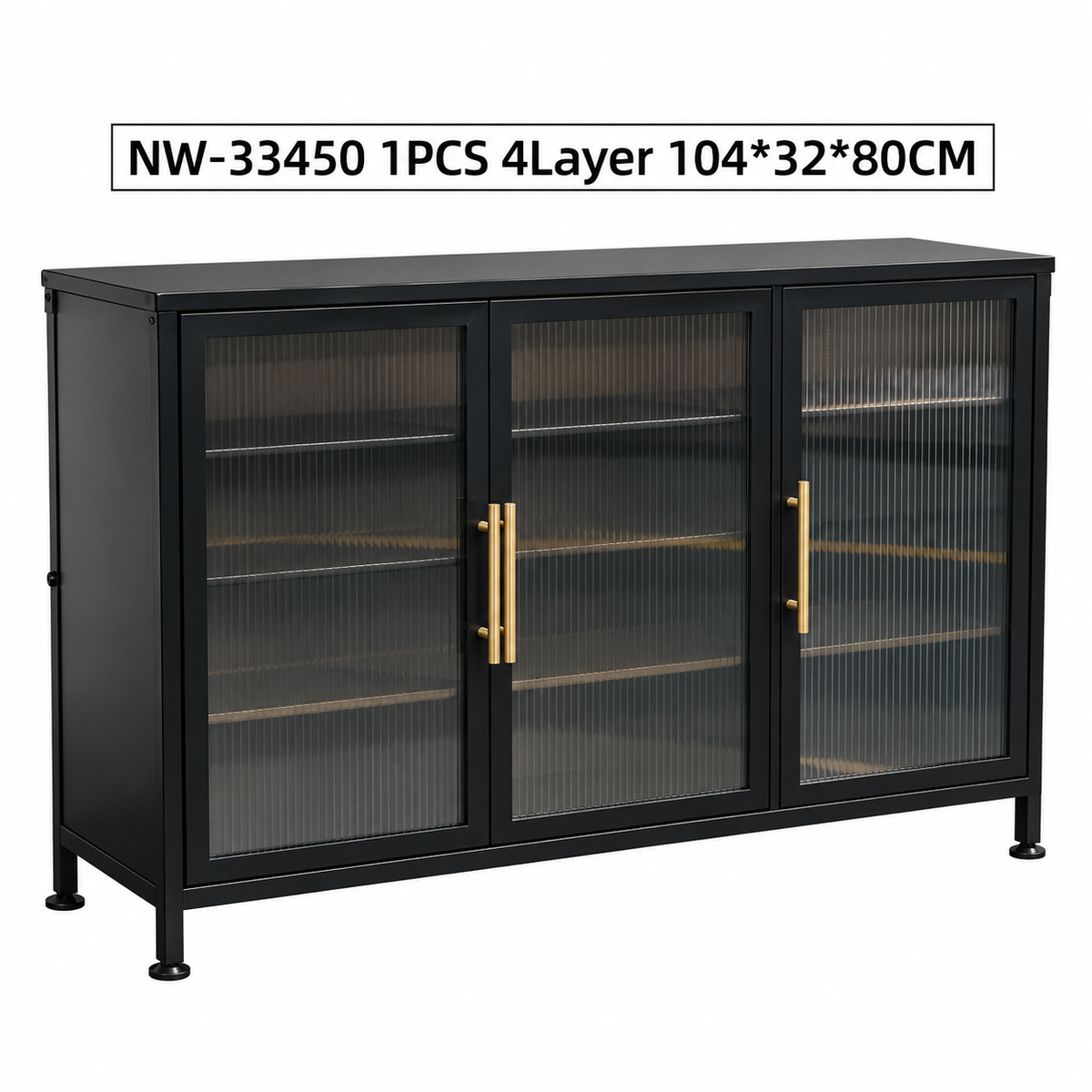 4-Layer Metal Storage Cabinet