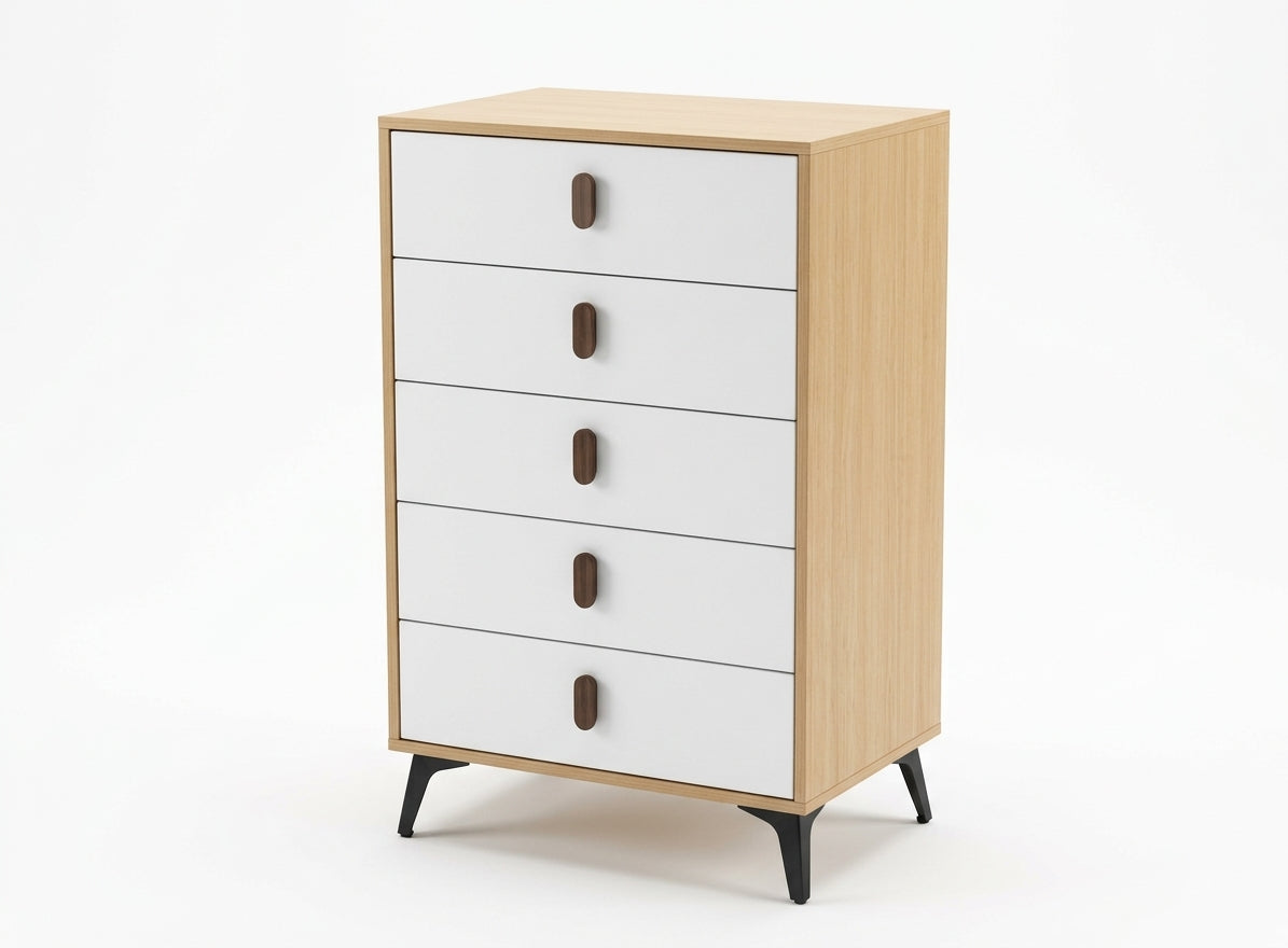 5-Drawer Wooden Cabinet