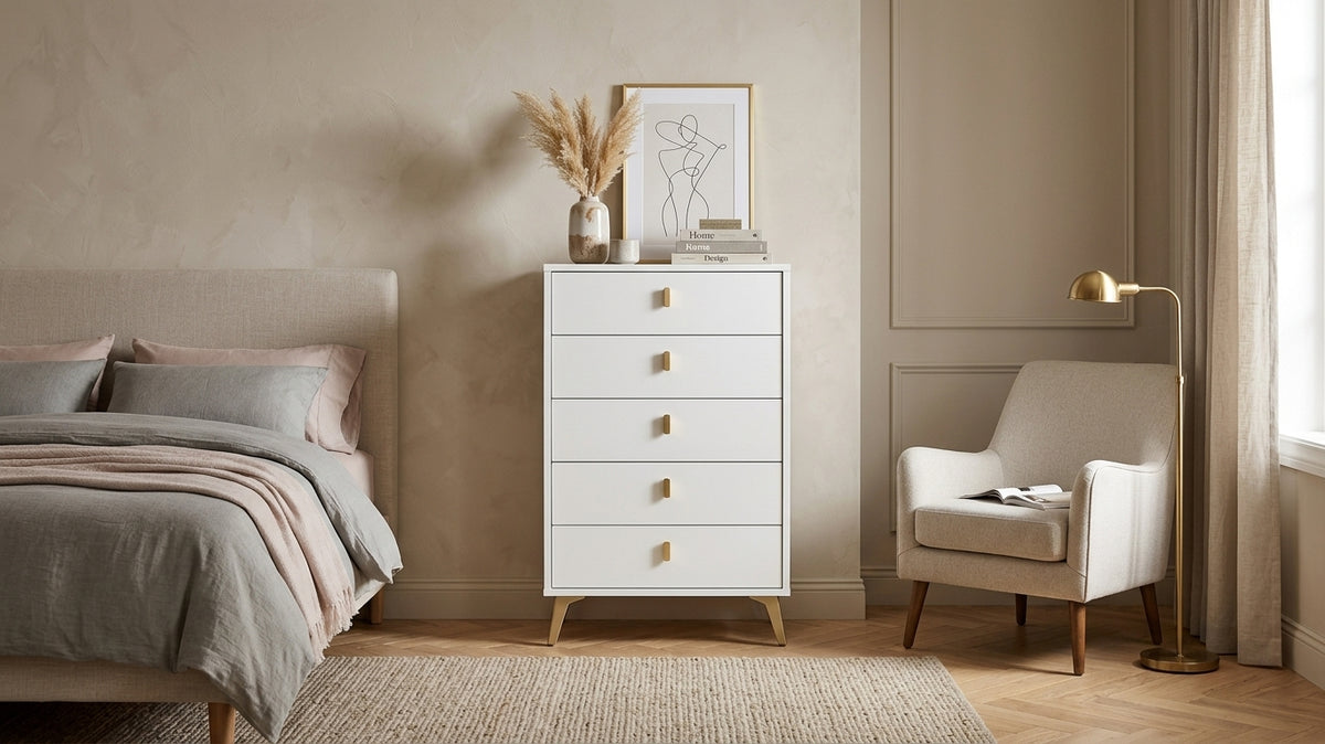 5-Drawer Wooden Cabinet