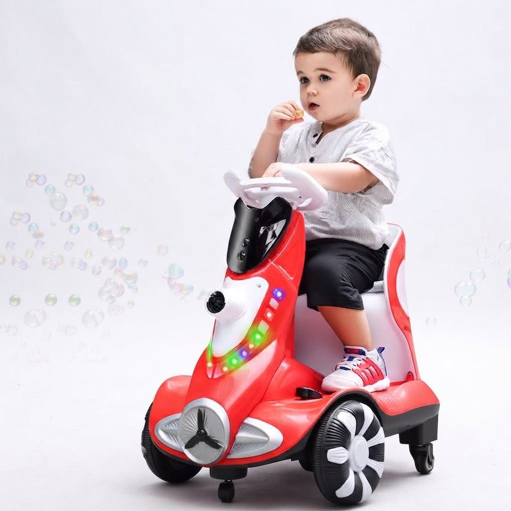 Kids Ride-On Car with Bubble Maker