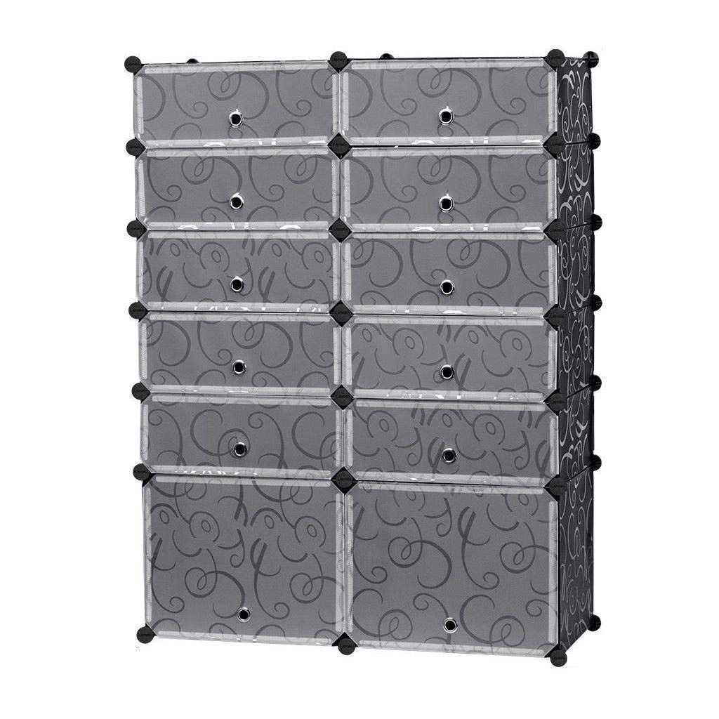 Portable Shoe Storage Organizer Racks, Plastic  / رفوف تخزين أحذية محمولة، مصنوعة من البلاستيك