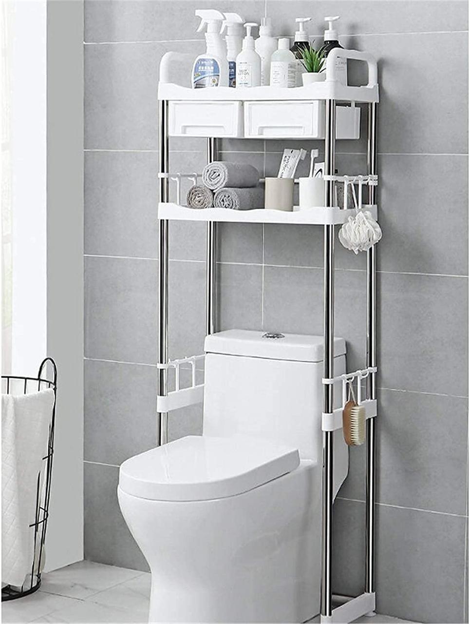 Toilet over-the-toilet storage stand