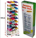 A stunning 10-tier shoe rack to organize up to 30 pairs