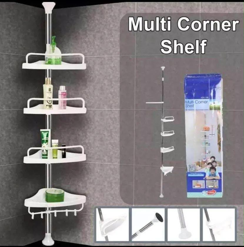 corner shower shelf (4 tiers)