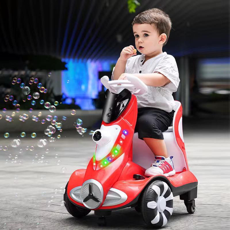 Kids Ride-On Car with Bubble Maker
