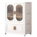 Multi-Layer Foldable Plastic Storage Cabinet
