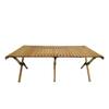 Folding camping table